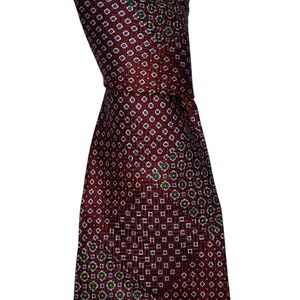 Vintage Polo Ralph Lauren Silk Necktie Mens Multicolor Patchwork Designer Tie